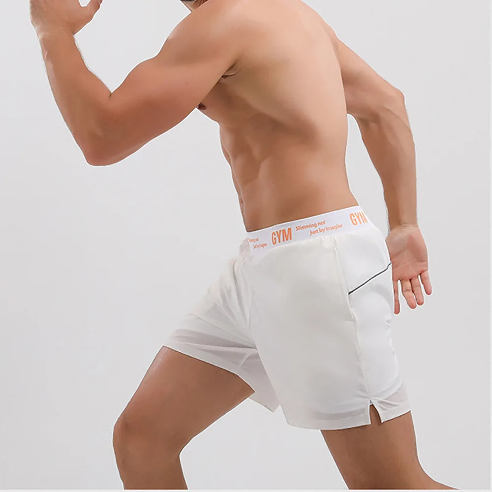 Mens Running Shorts Fitness Quick Dry Men Gym Sport Shorts Male Basketball Workout Training Gym Jogger Short Pants Summer Shorts