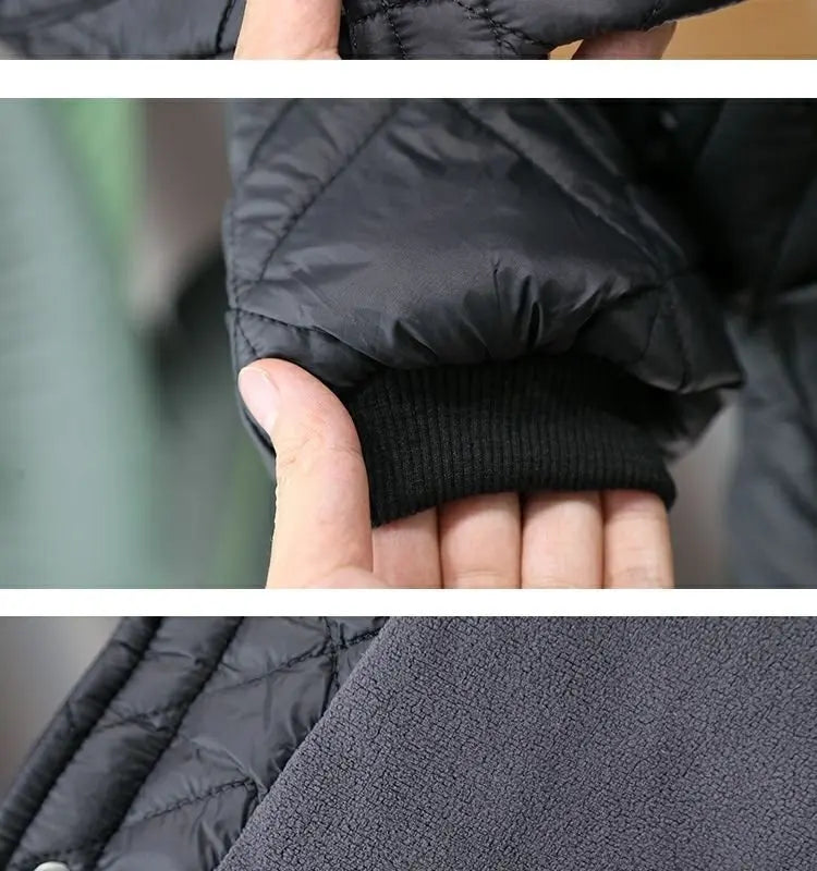 Boys Coat Cotton Jacket Windbreak Outerwear 2024 Elegant Winter Autumn Thicken Warm High Quality Christmas Gift Children's Cloth