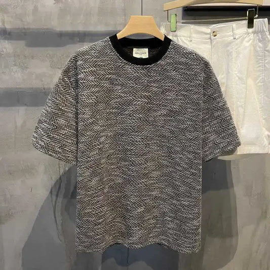 T Shirt for Men No Logo Top Plain Man Tee Shirts Korean Popular Clothes Cheap Luxury High Quality Basic Elastic Vintage Clothing