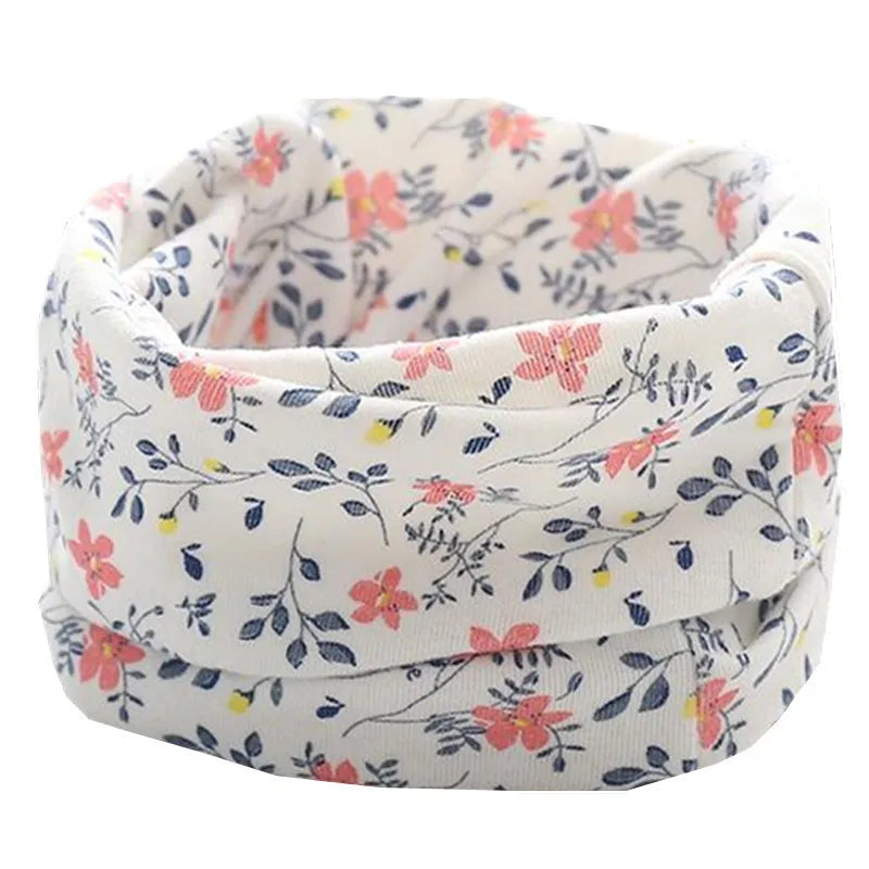 New Autumn Winter Girls 100% Cotton Scarf Children Scarf Bibs LIC Boys Girls O Ring Scarf Lovely Kids Collar Children Bufandas