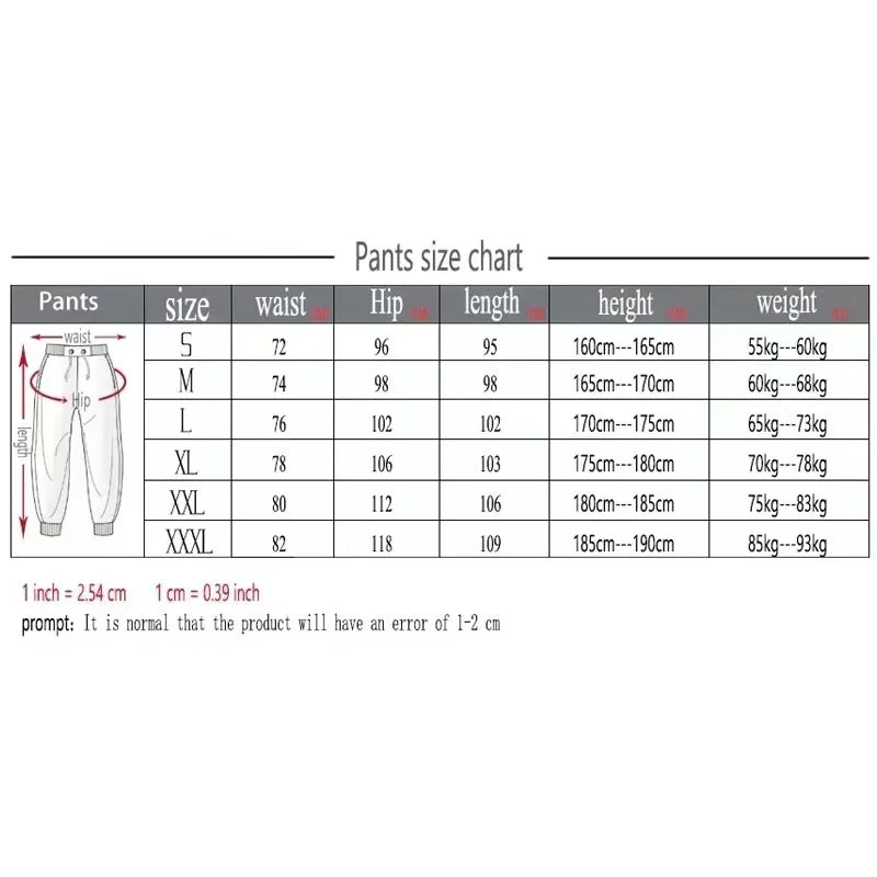2024 Men's High Quality Sweatpants Joggers Fitness Exercise Pants Spring Autumn Fashion Running Casual Track Men