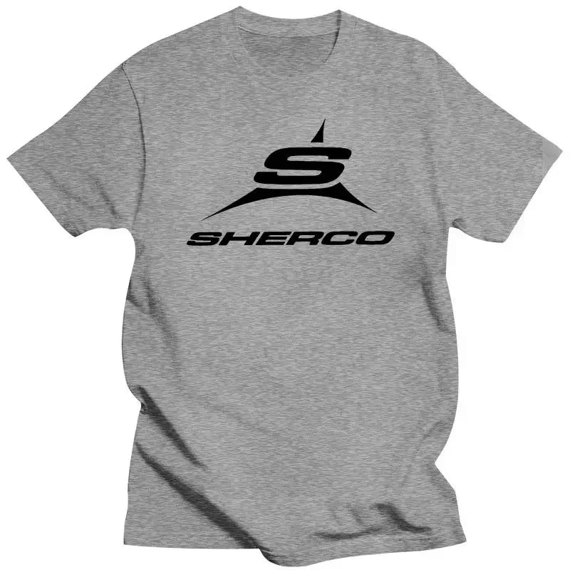 Mens Clothing  Sherco Logo T Shirt Men Tops Tee 100% Cotton Funny Print O-Neck graphic harajuku fashion Short Sleeve tees 2024