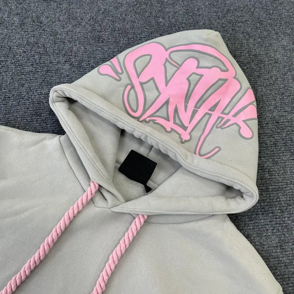 Sy World Tracksuit Women Men Cotton Casual Hoodie Uk Drill Jacket Trousers Streetwear Coat Young Trendy Hooded Tops Pants