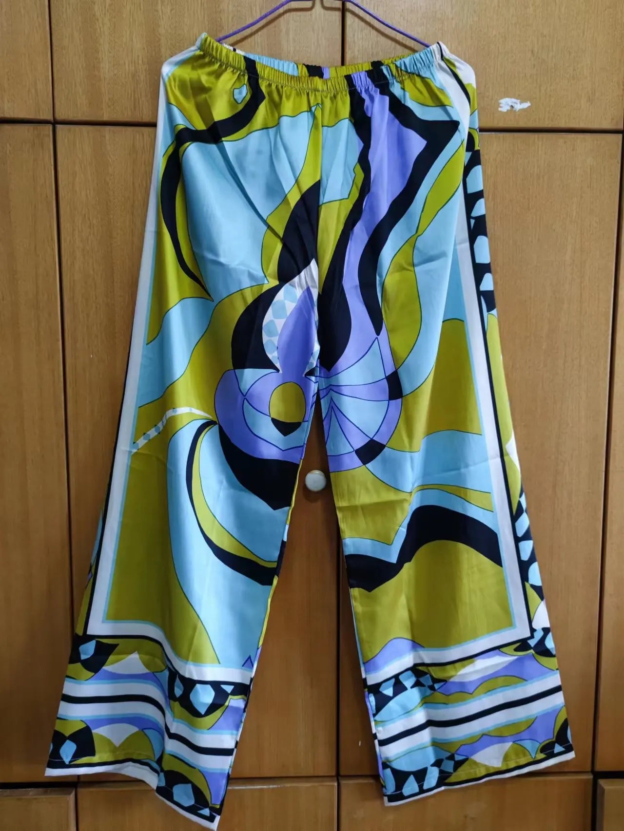 Fashion Women's Print Pajama Set 2 Pieces with Pants Spring Ladies Sleepwear Long Sleeve Pijama Suit Can Be Wear Outside 2024