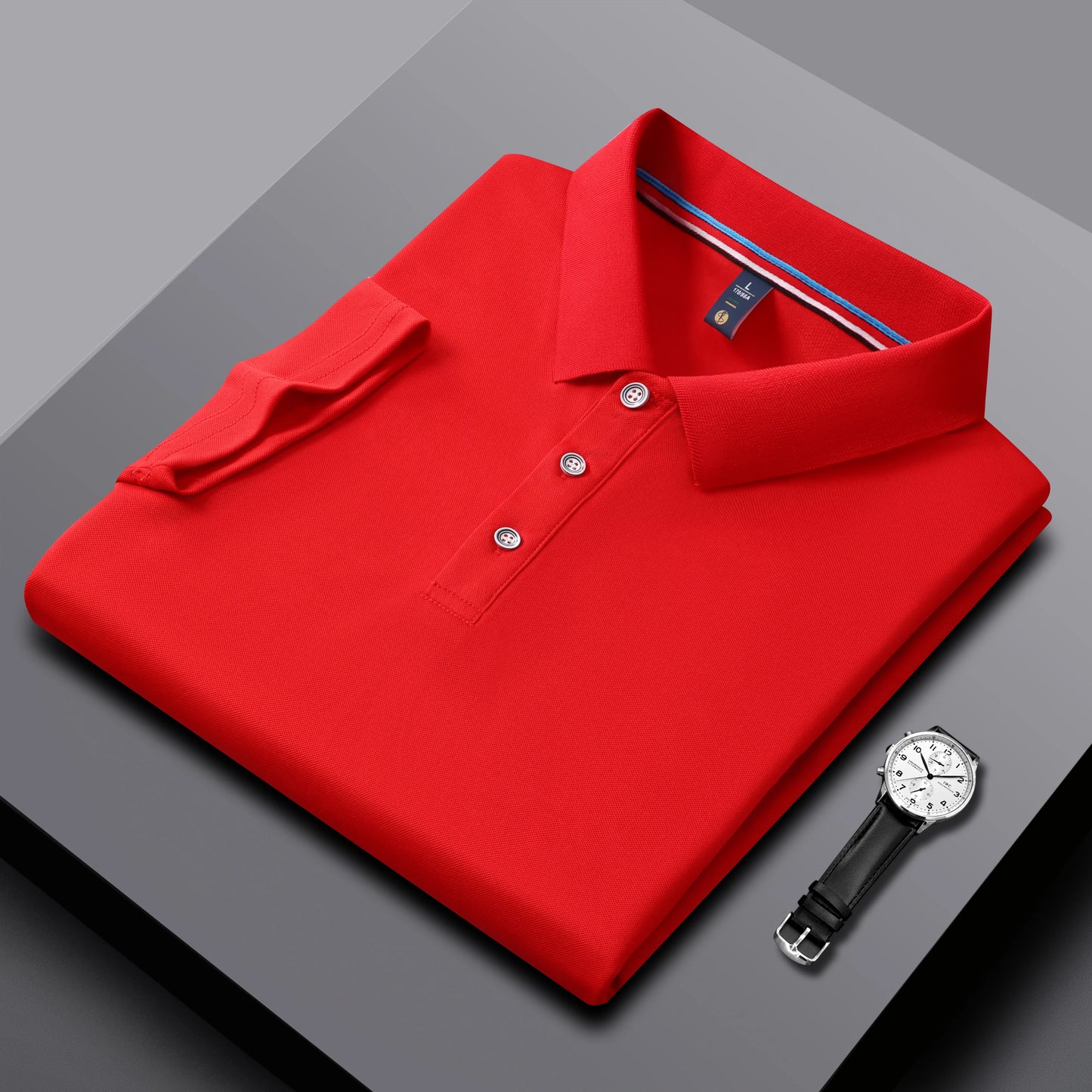 Men's and Women's Polo Shirts Summer New Work Lapel T-shirts Business High-quality UV Protection Brand Short Sleeves
