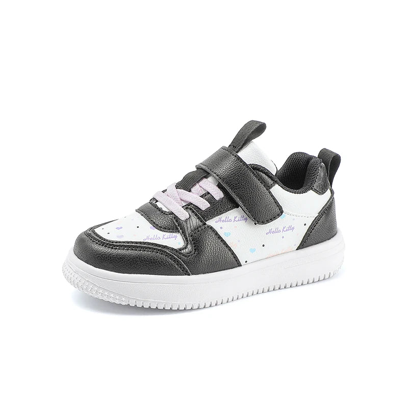 Children's Board Shoes Low-top Cartoon Hello Kitty Series Four-season Color-blocking Soft-soled Anti-slip Round-toe Sports Shoes