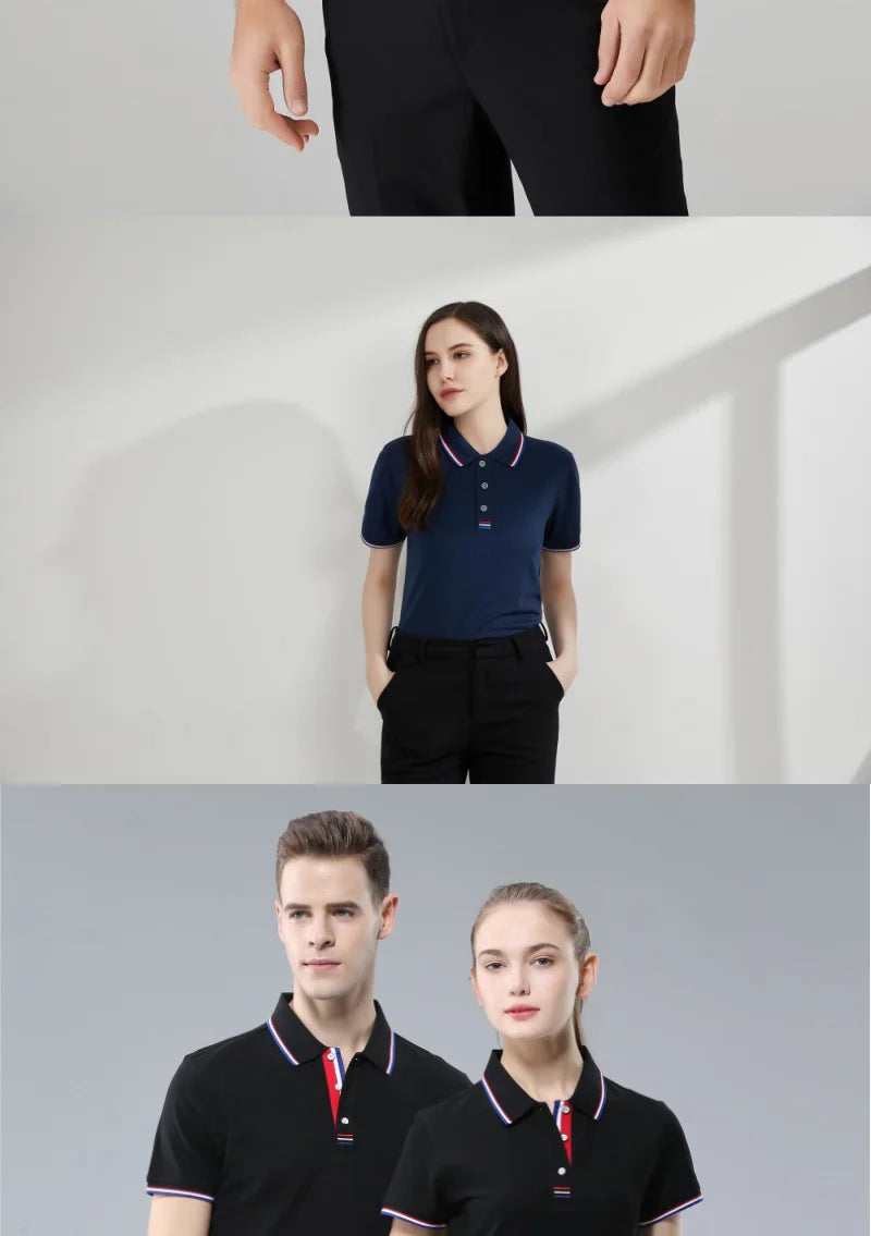 Polo Shirts Casual Solid Color New Summer Fashion Brand Men Hot Selling Clothing Breathable Lapel 8 Colors T-Shirt