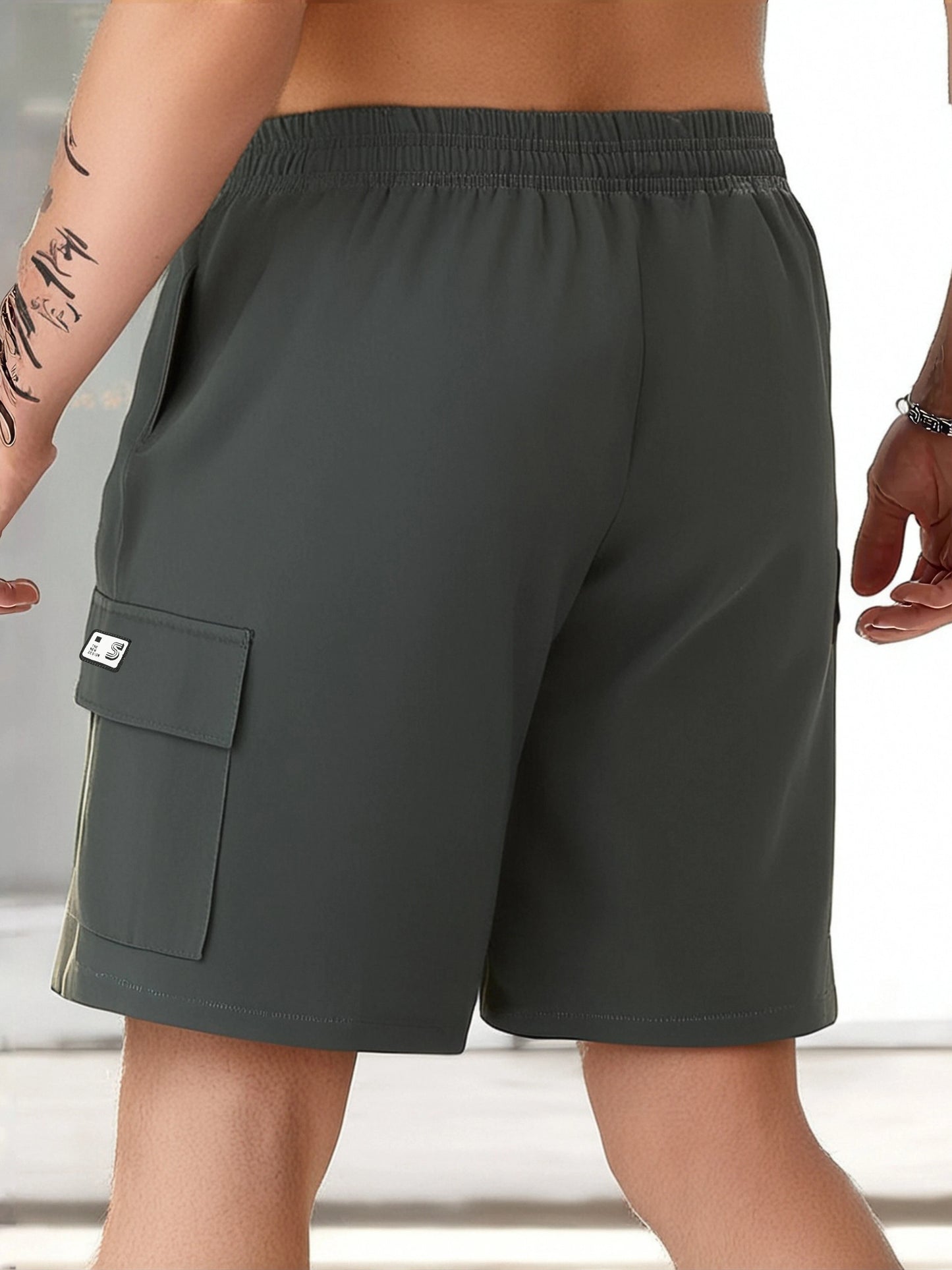 Summer Shorts Men Gym Sport Running Squat Fitness Workout Man Short Pants Breathable Quick-drying Drawstring Mens Shorts