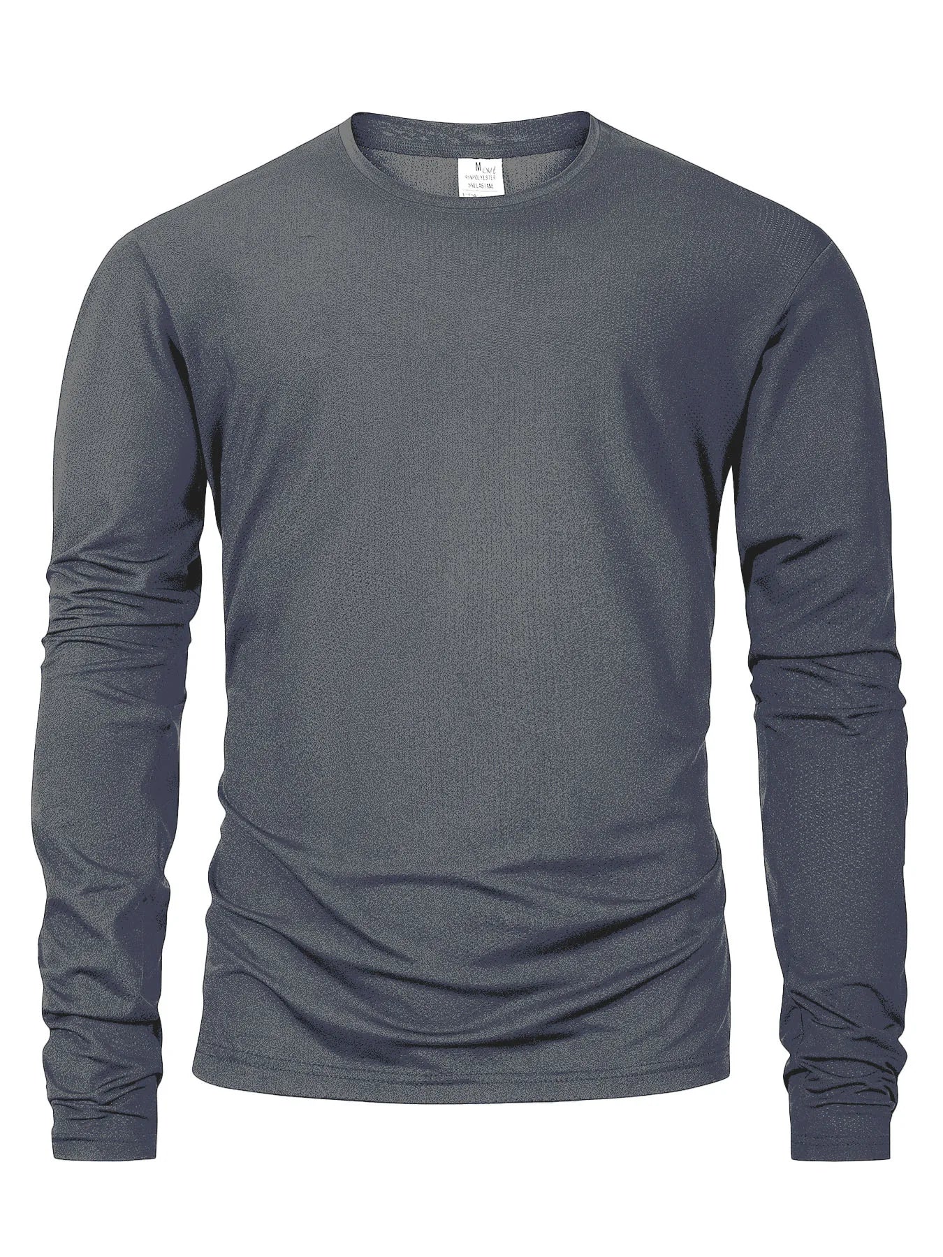 Men's T Shirts Casual Solid Color  Simplicity Long Sleeve T-shirt Fashion Cotton  O-neck Unisex Tops Fitness Run Sports Pullover