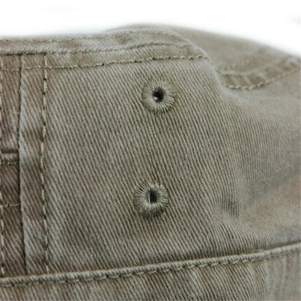 Flat-topped Hat for Men Casual Baseball Caps Trendy Summer Sun Hats
