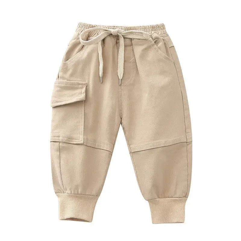 Kids Children Trousers 2-8Years Clothes New Cotton Cargo Pants for 2-6 Years Old Solid Boys Casual Sport Pants Enfant Garcon