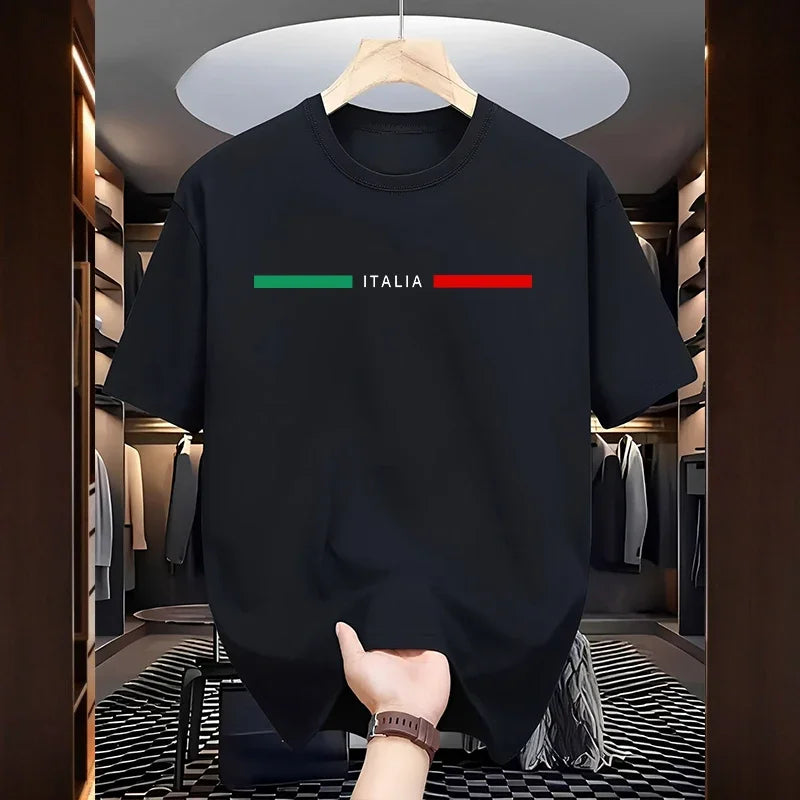 Men's T-shirt High Quality 100% Cotton Short Sleeve Tops Spring Summer Urban Causal Fashion Tees Home Outdoor Comfort Tee Shirts