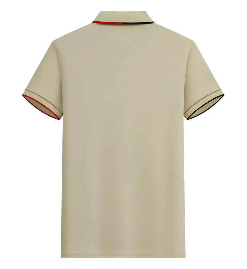 Polo Shirt Men Women Short Sleeve Casual Slim Fit Cotton Blend Top Business Casual Summer Outfit 2025 Fashion Brand T Shirts