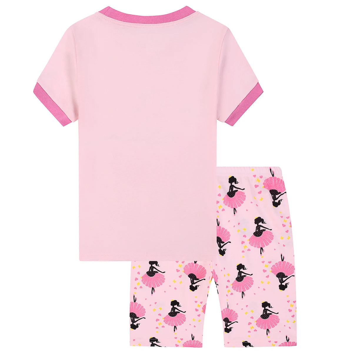 Pajamas for Girls, Pjs for Girl Summer Cotton Pajama, Children Shorts Set