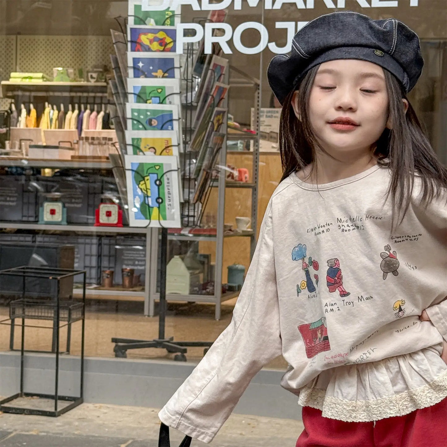 Girls T-shirts 2025 Autumn Long-sleeved Tops for Kids Cartoon Children Tops Boys Bottom Cotton Toddler Blouse Baby Tees Clothing