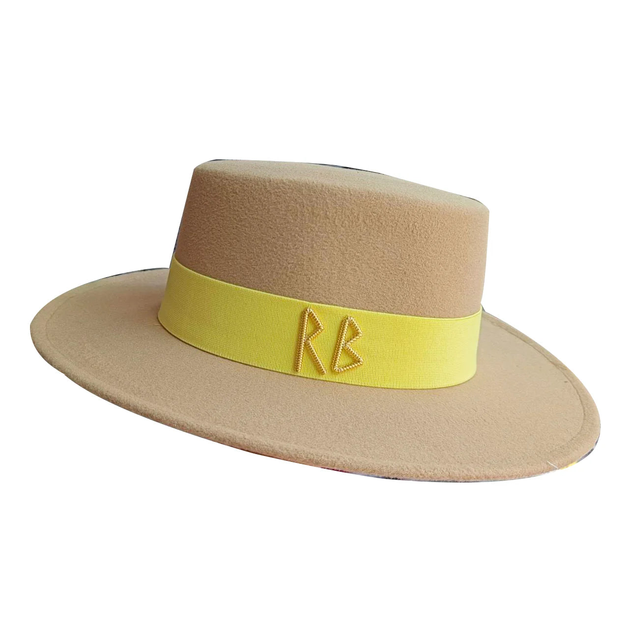 Fedora Flat Top Hat Autumn/Winter Hat RB British French Flat Top Hat Punk Jazz Hat Wide brimmed Hat Gorras 모자
