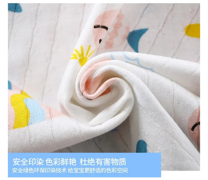 2025 New Summer Children Pajama Set Lightweight Long Sleeved Homewear for Boys Girls Soft Thin Fabric Comfortable Sleepwear