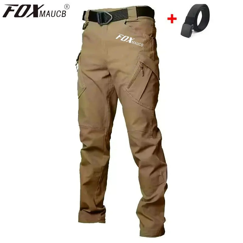 FOXMAUCB Cycling Long Pants Men Mountain Bike Trousers Motocross Bicycle Tactical Cargo Bottoms Enduro Pant Pantalon Ciclismo