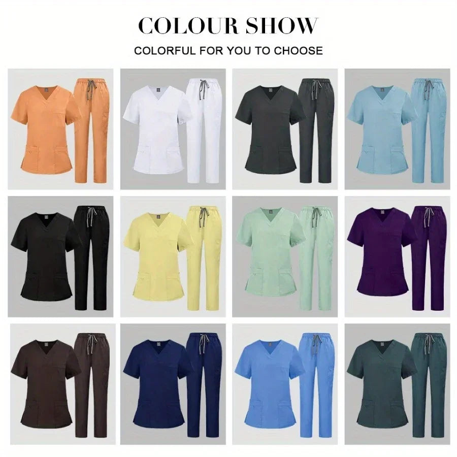 Pajama Sets Uniforms Woman High-quality Nursing Articles Healthcare Pharmacy Work Clothes Clinic Beauty Spa Unisex