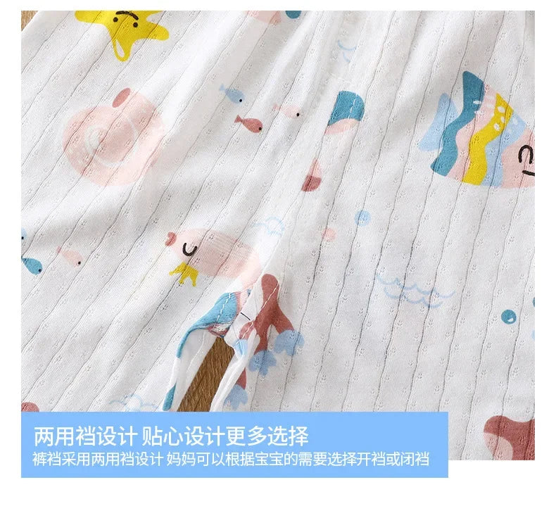 2025 New Summer Children Pajama Set Lightweight Long Sleeved Homewear for Boys Girls Soft Thin Fabric Comfortable Sleepwear