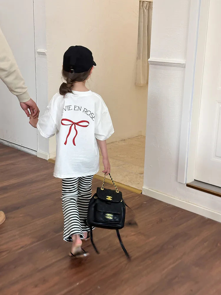Kids Clothes Girl Children Short Sleeved Girl Clothes Summer T Shirt Tops Children Clothing  Boy Cloth Ropa De Niña Ropa De Niño