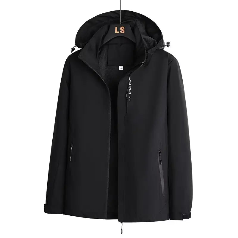 New jacket for men and women outdoor mountaineering three-in-one jacket for removable windproof and waterproof jacket