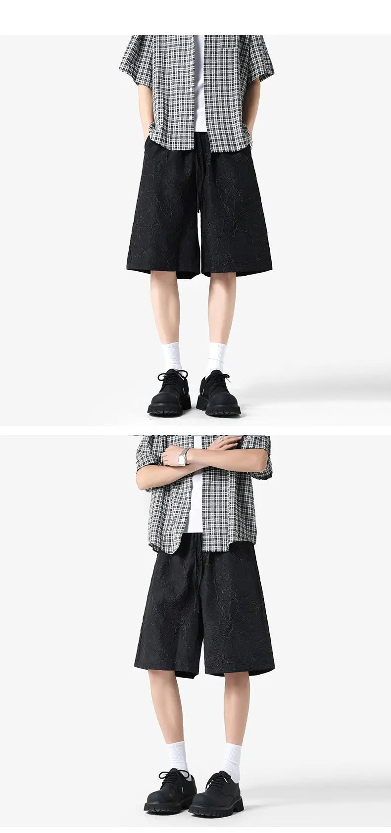 Men's Short Pants Five-Point Casual Beach Youth Leisure Trousers Fashionable Young Men's Mid-Length Shorts Summer Mens Shorts