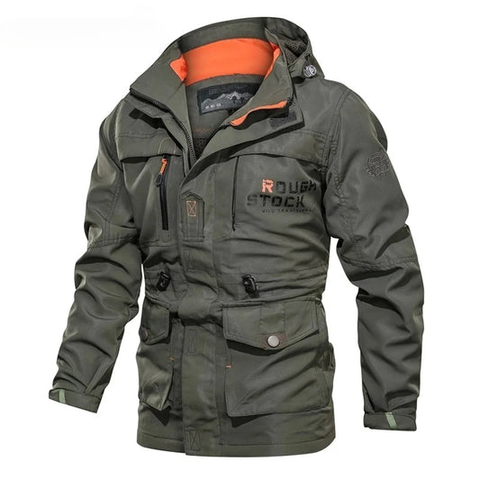 Men Camping Lnterchange Jacket Men Men Outdoor Jacket Spring Autumn New Hooded Casual Jacket Men Windproof Windbreaker Coat