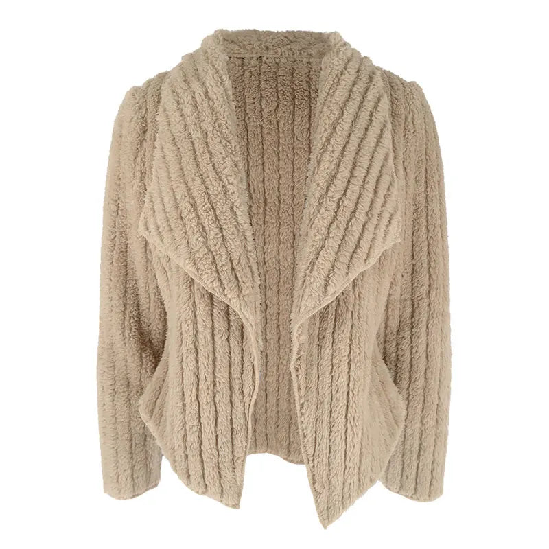 Women Coat Top New Autumn Winter Streetwear Fashion Long Sleeves Coat Sexy Cardigans Outwear Lady Casual Slim Versatile Clothing