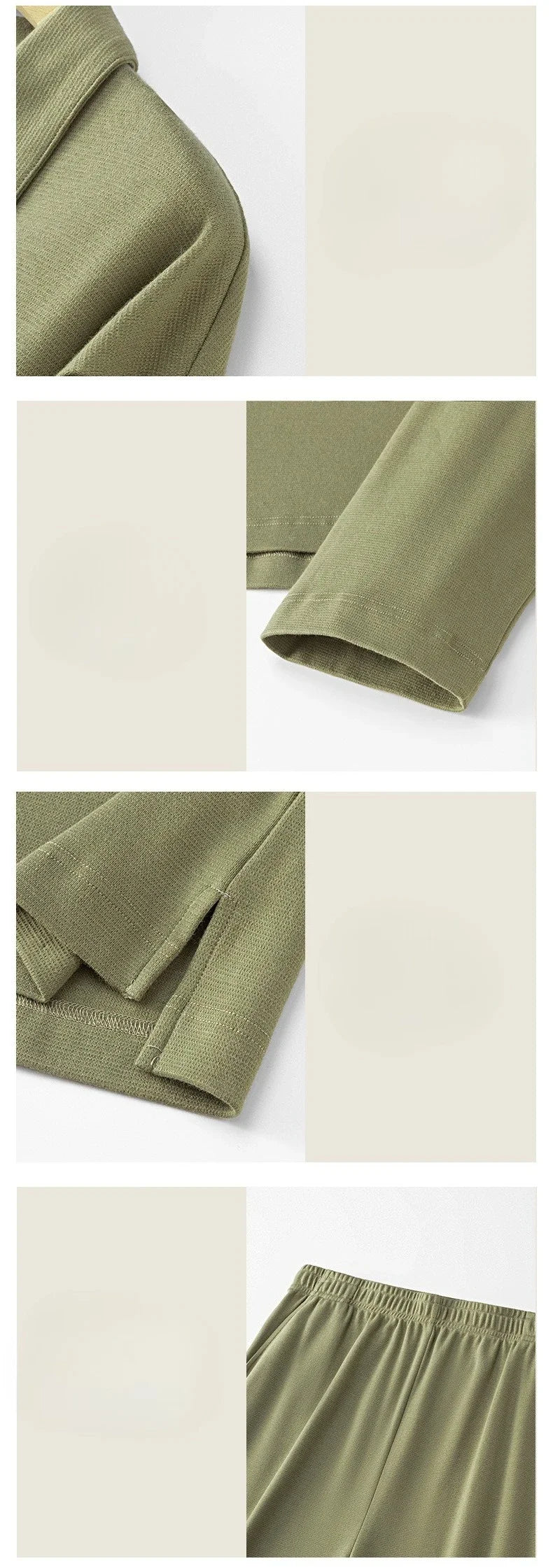 Men Pajama Sets Winter Luxury Jacquard Loungewear Long Sleeve Nightwear Bamboo Fiber Sleepwear Home Street Men Pijamas