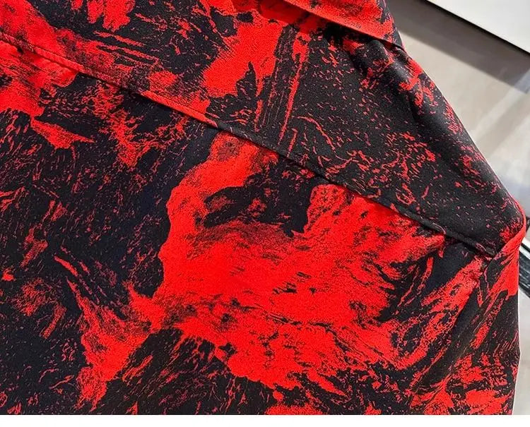 Thin Style Men's Loose Casual Short-sleeved Shirt