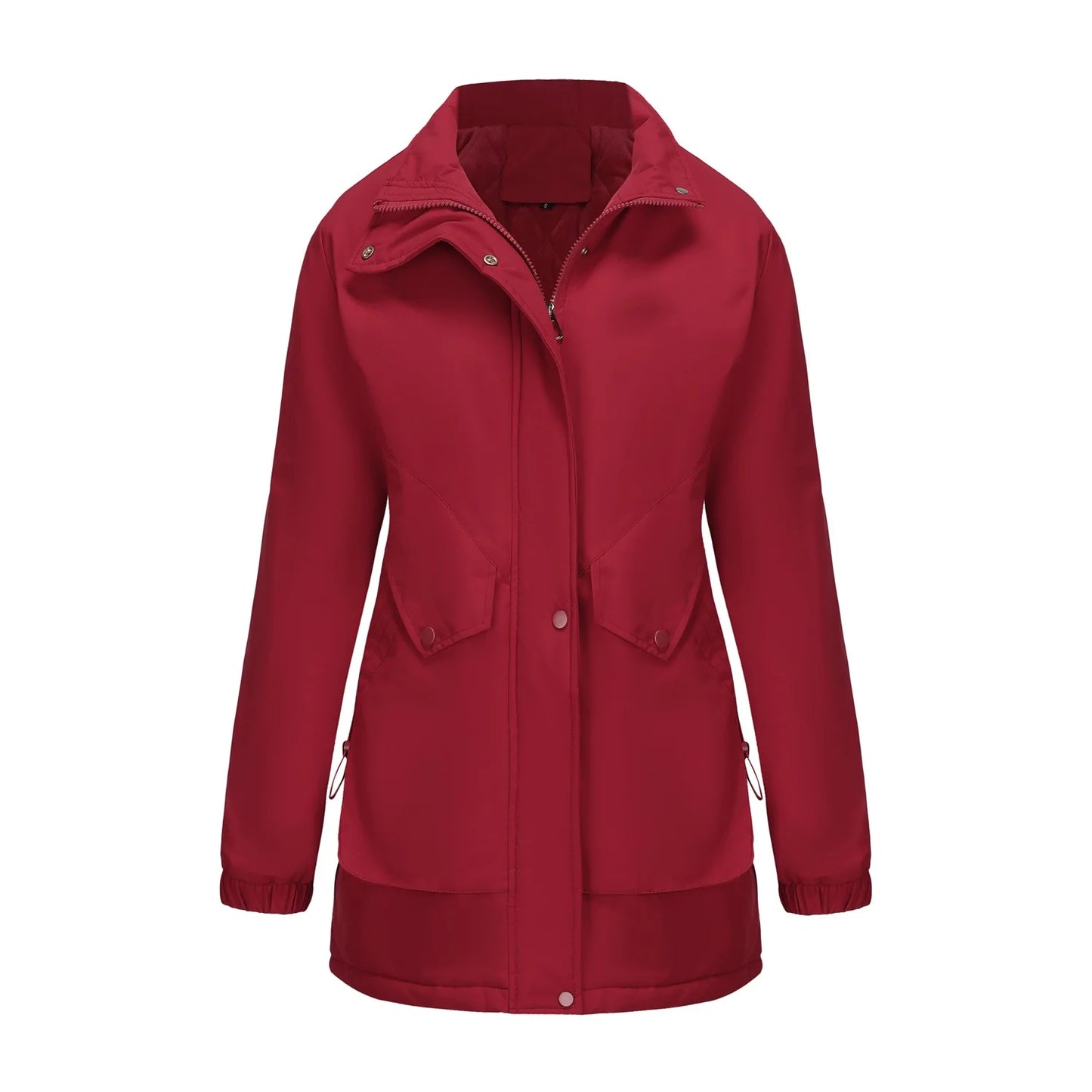 Cotton Coat Women 2025 Winter Mid-length Parka Plus Velvet Korean Style Large Fur Collar Plus Velvet Coat