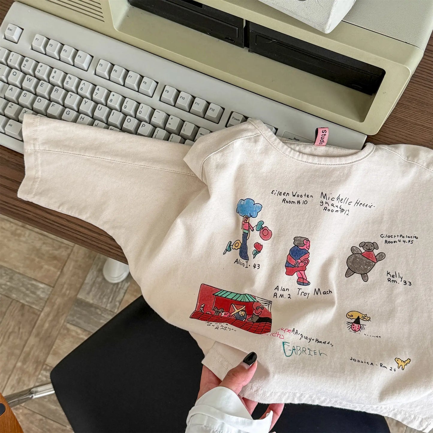 Girls T-shirts 2025 Autumn Long-sleeved Tops for Kids Cartoon Children Tops Boys Bottom Cotton Toddler Blouse Baby Tees Clothing