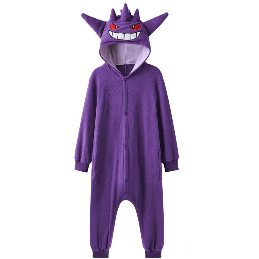 Pyjama une pièce Charizard pour adultes, costume de cosplay d'Halloween, Onesie, corps entier, Gengar, Kigurumi, Umbreon, Piplup