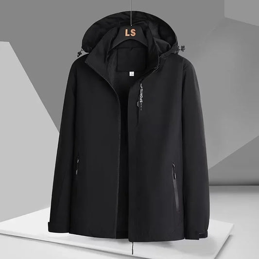 New jacket for men and women outdoor mountaineering three-in-one jacket for removable windproof and waterproof jacket