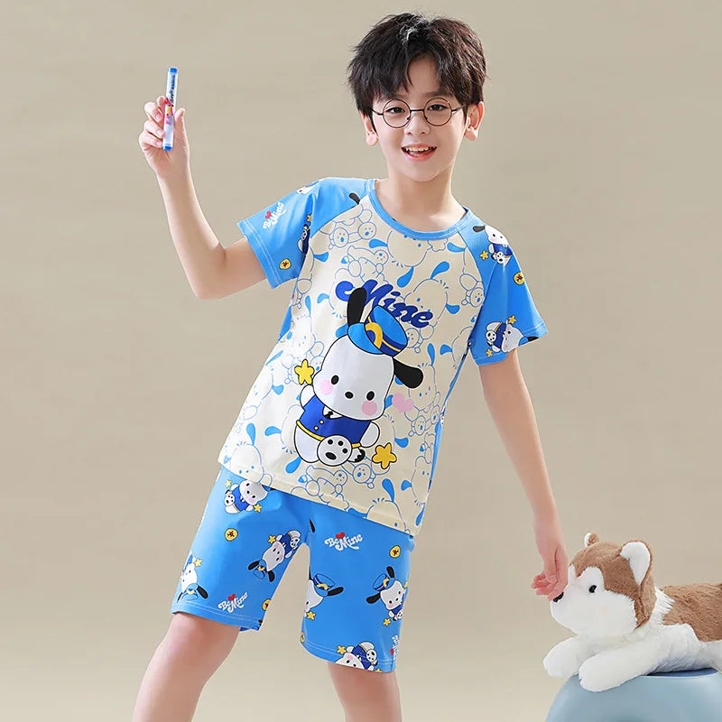 Pajama Girl Sets for Children Loungewear Boy's Pajamas Sleepwear Robe Children's Clothing Mother Kids