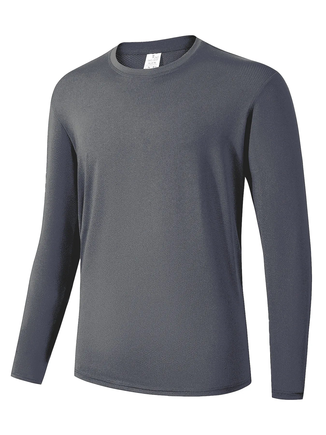 Men's T Shirts Casual Solid Color  Simplicity Long Sleeve T-shirt Fashion Cotton  O-neck Unisex Tops Fitness Run Sports Pullover