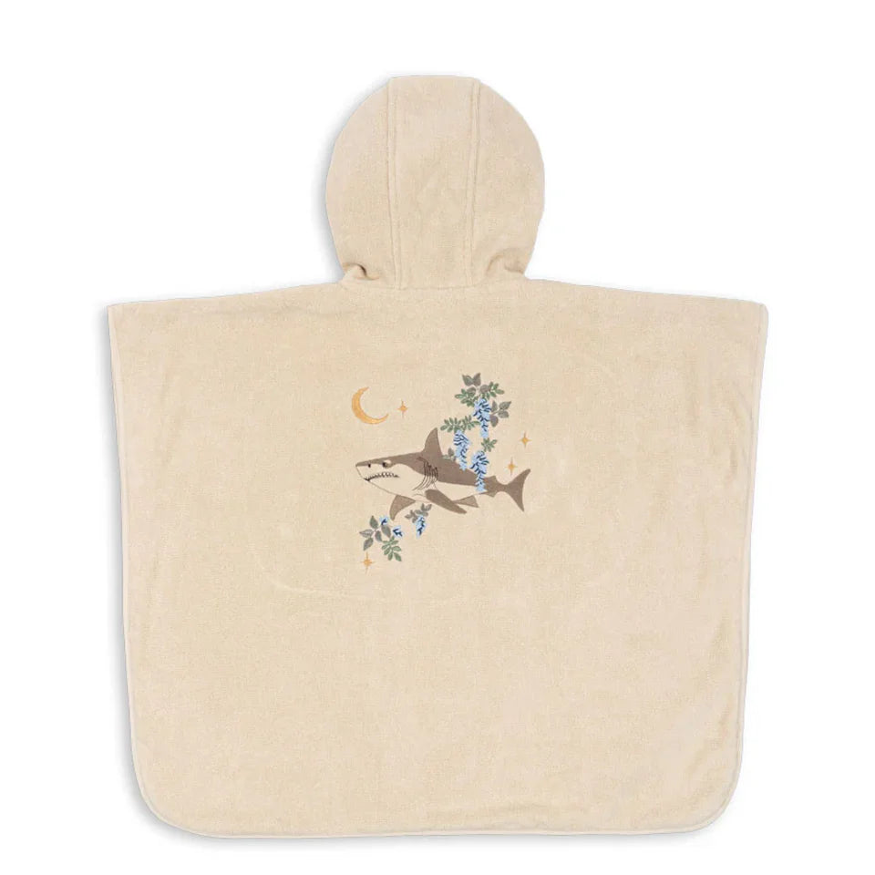 Children Cotton Bathrobe 2025 KS New Girls Embroidery Bath Towel Cloak Boys Hooded Pyjamas Baby Kids Soft Bath Robe Nightgown