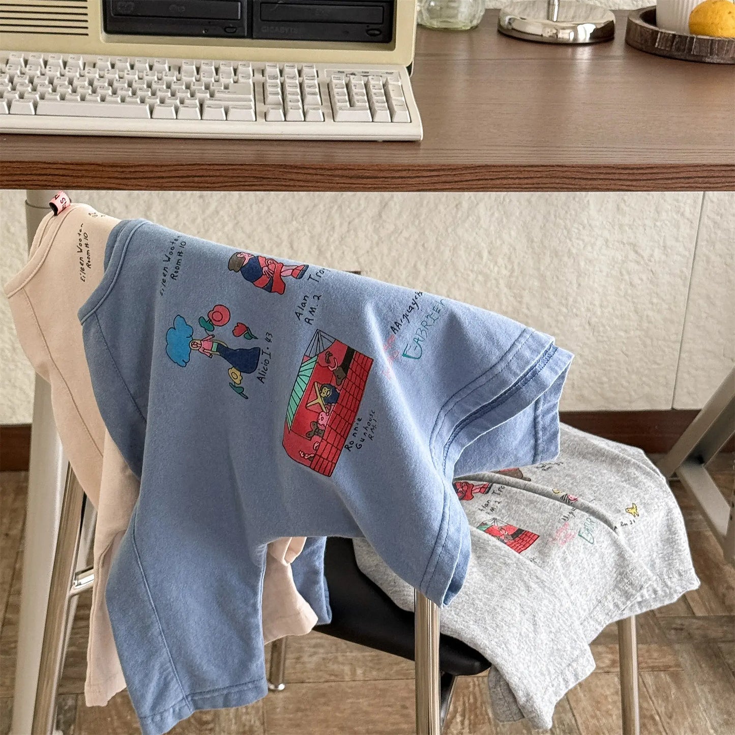 Girls T-shirts 2025 Autumn Long-sleeved Tops for Kids Cartoon Children Tops Boys Bottom Cotton Toddler Blouse Baby Tees Clothing