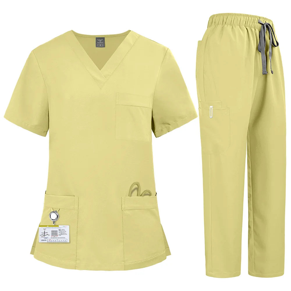 Pajama Sets Uniforms Woman High-quality Nursing Articles Healthcare Pharmacy Work Clothes Clinic Beauty Spa Unisex