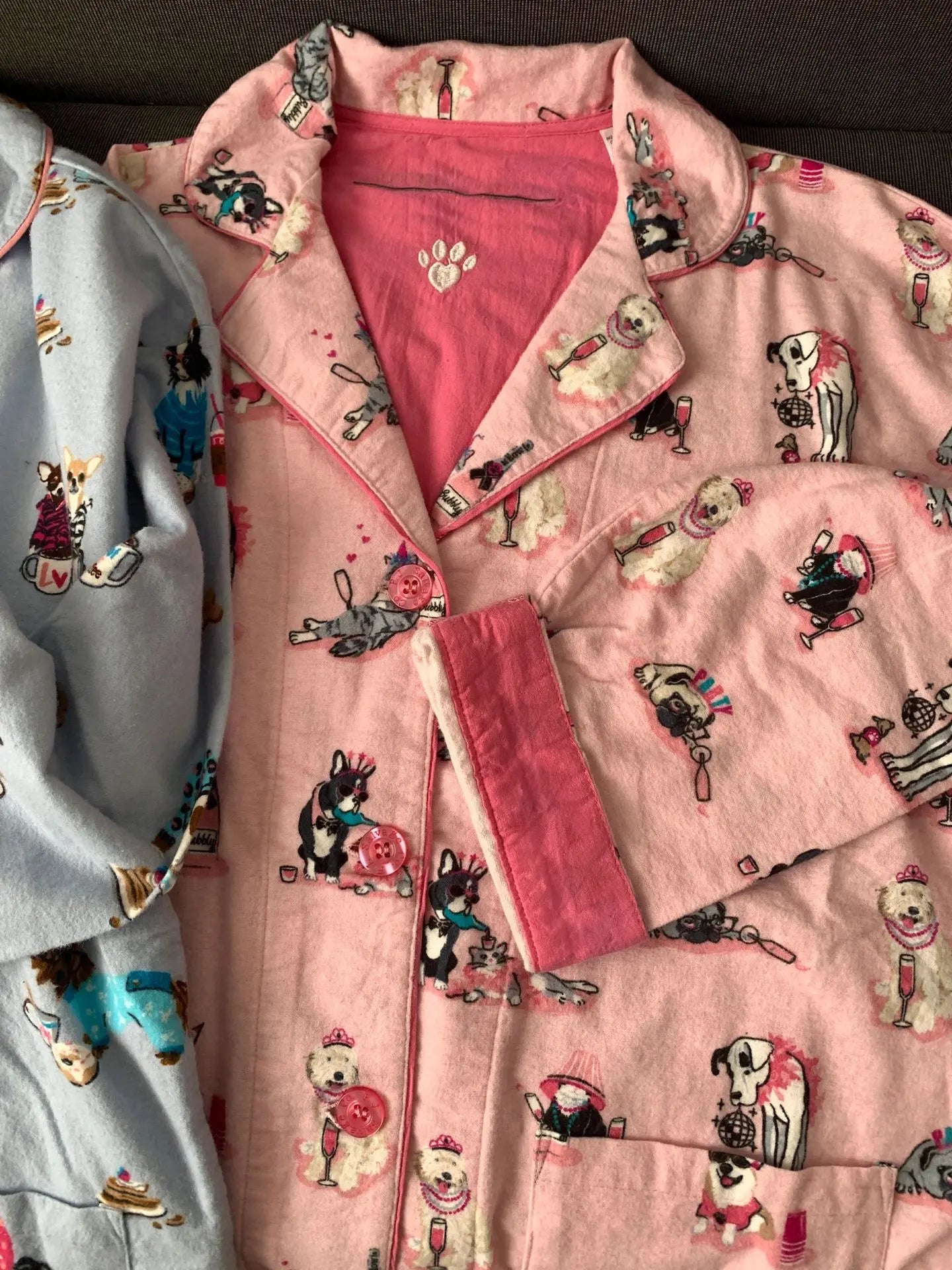 Fashion Cartoon Pijama Mujer Lencerias Cotton Long Sleeve Trouser Suits Sleepwear Loose Casual Home Clothes Loungewear Pyjama