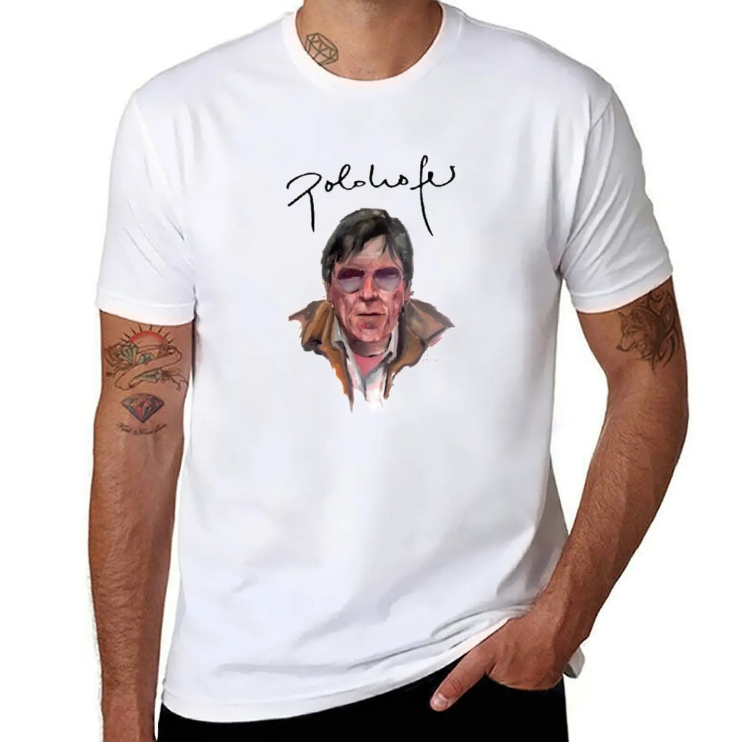 Polo Hofer Painting T-Shirt man t shirt cotton high quality man t shirts graphic T-Shirt