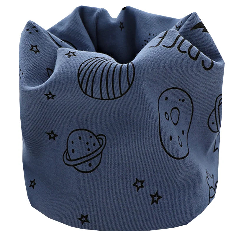 New Autumn Winter Girls 100% Cotton Scarf Children Scarf Bibs LIC Boys Girls O Ring Scarf Lovely Kids Collar Children Bufandas