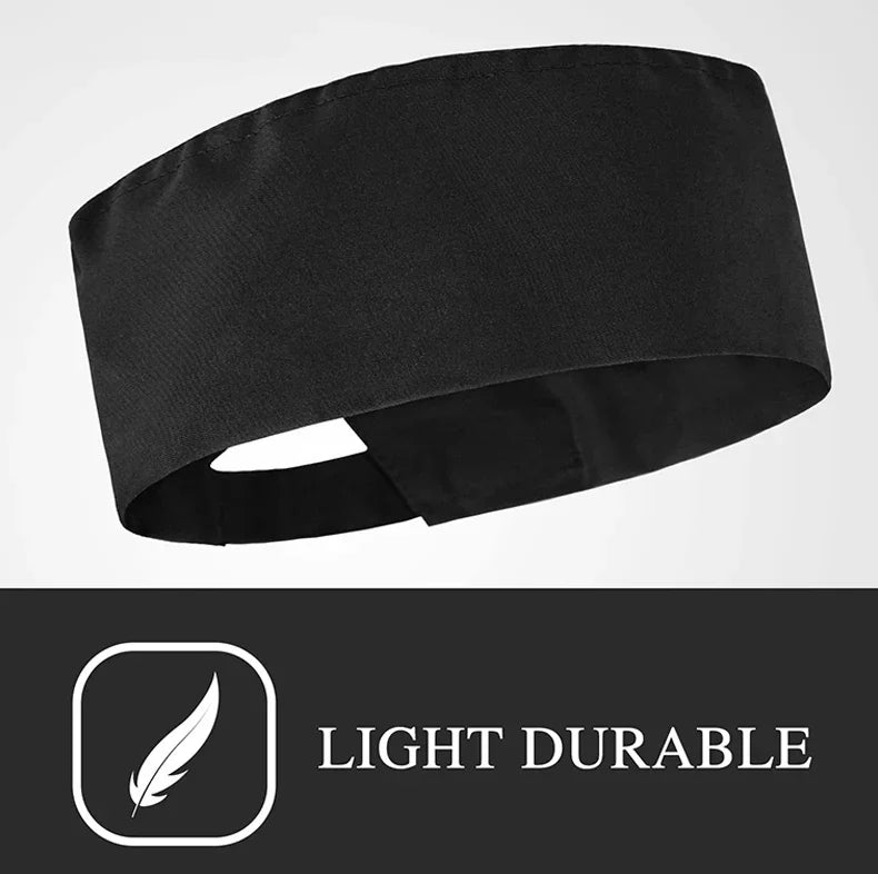 Chef Hats for Men Women Chef Beanie Cook Caps for Japanese Korean Style Cuisine Hats Thick Thin Net Flat Cap for Sushi Waiter