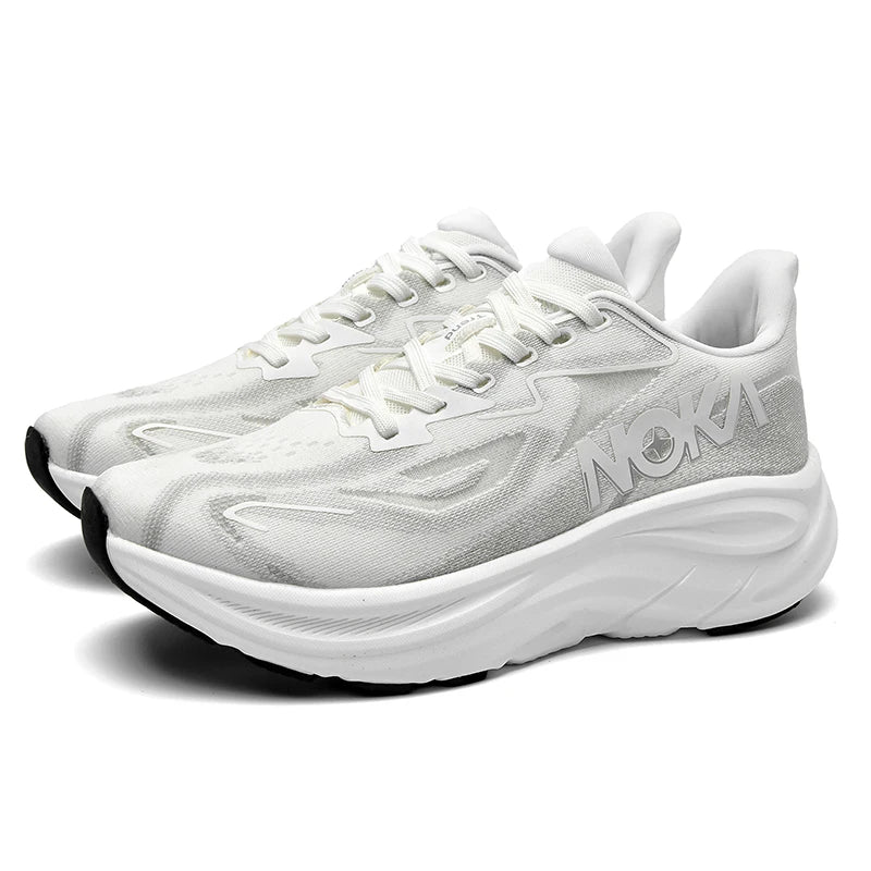 Men's shoes 2025 running shoes summer new mesh breathable sneakers shock-absorbing comfortable walking shoes casual shoes.