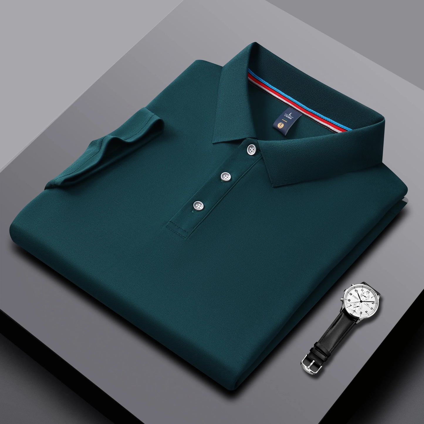 Men's and Women's Polo Shirts Summer New Work Lapel T-shirts Business High-quality UV Protection Brand Short Sleeves