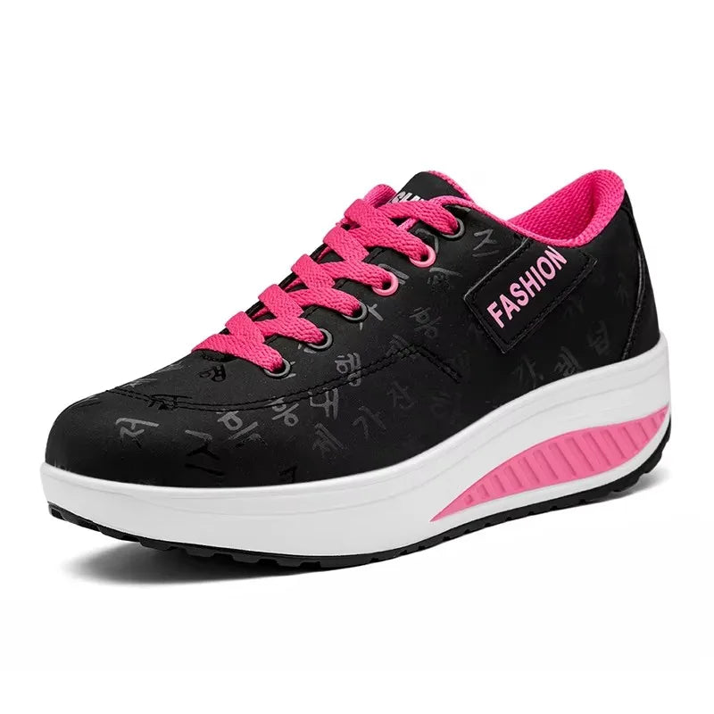 Women Sneakers Fashion Women Vulcanized Shoes High Quality Flats Shoes for Women Walking Platform Plus Size Zapatillas Mujer