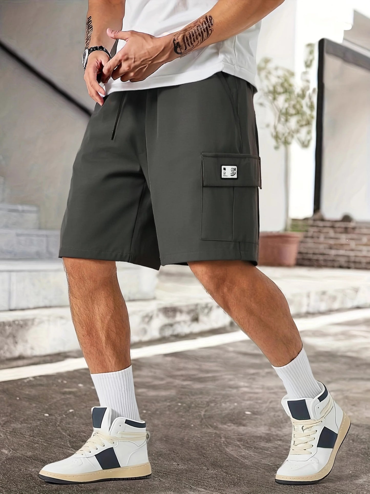 Summer Shorts Men Gym Sport Running Squat Fitness Workout Man Short Pants Breathable Quick-drying Drawstring Mens Shorts