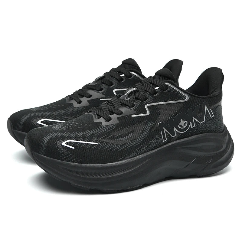 Men's shoes 2025 running shoes summer new mesh breathable sneakers shock-absorbing comfortable walking shoes casual shoes.
