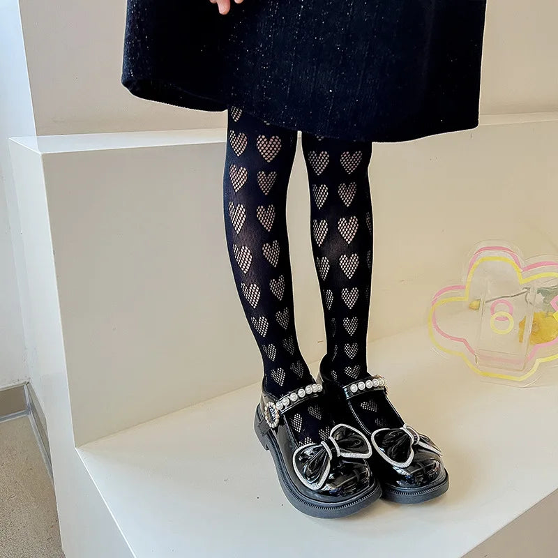 Girls Tights Princess Fishnet Cotton Baby Girl's One-Piece Pantyhose Baby Spring Summer New Style Trousers Lace Stocking